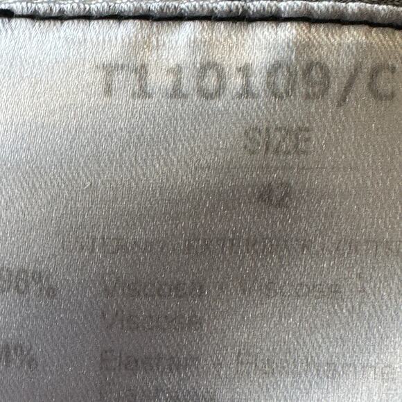 The Andamane Zebra Mini Shirt Dress MEDIUM Career Office Designer Italian $510 - Picture 10 of 12